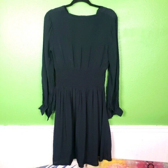 Women's NWT Black Short Viscose Dress By Timo size Medium - Picture 7 of 13